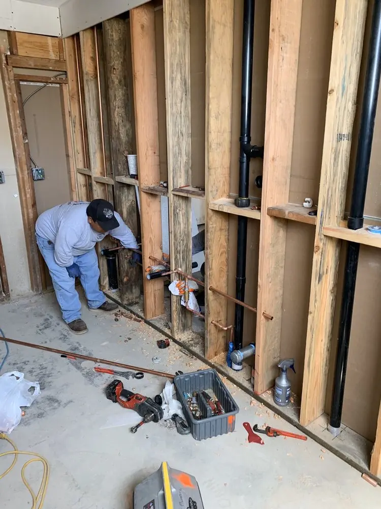 Commercial rough-in plumbing for Gas Line Repair in Anamosa